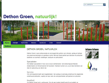 Tablet Screenshot of dethongroen.nl